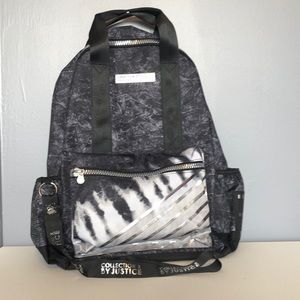 BRAND NEW FULL SIZED JUSTICE GIRLS BACKPACK